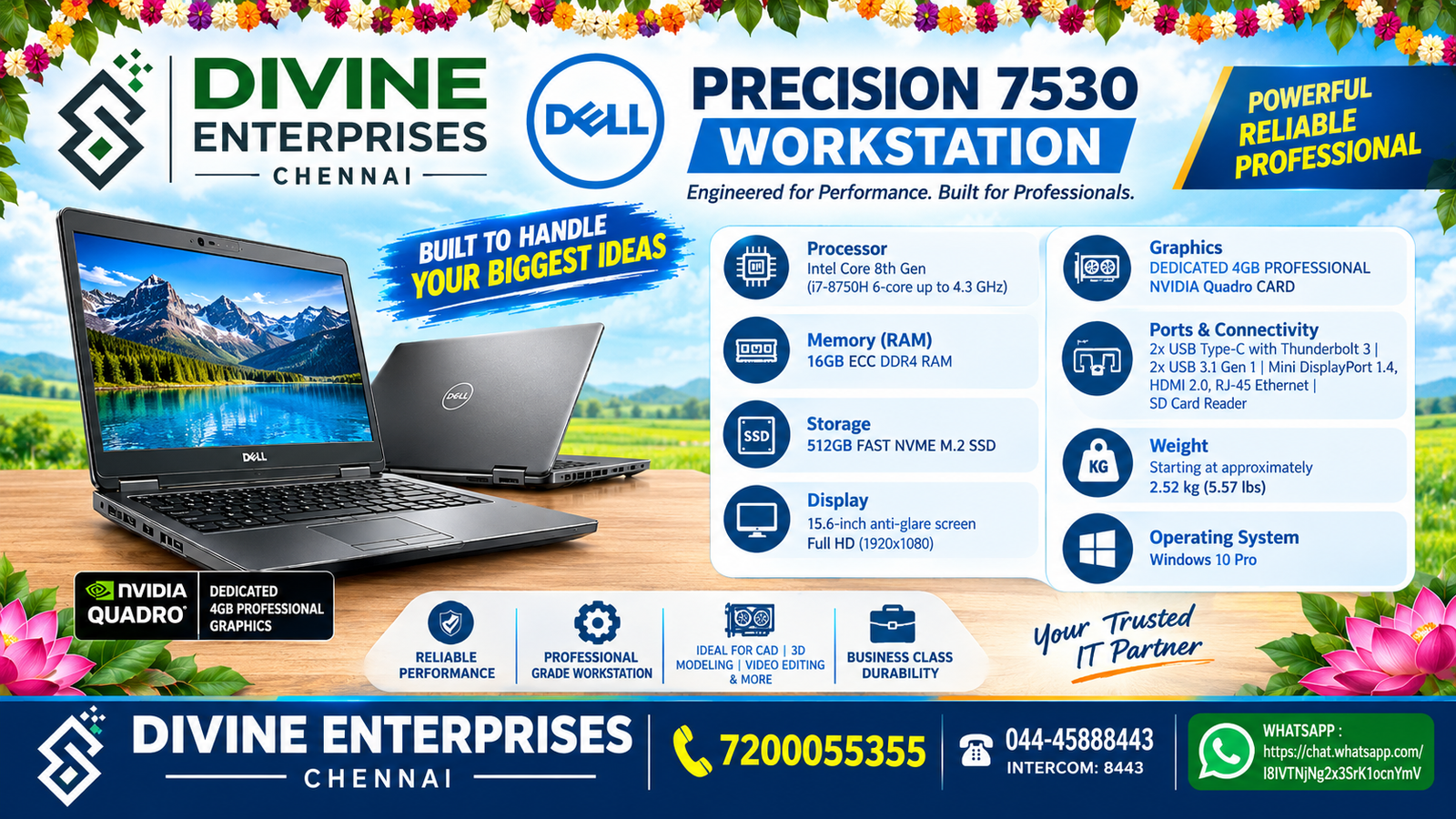 DELL PRECISION 7530 WORKSTATION
